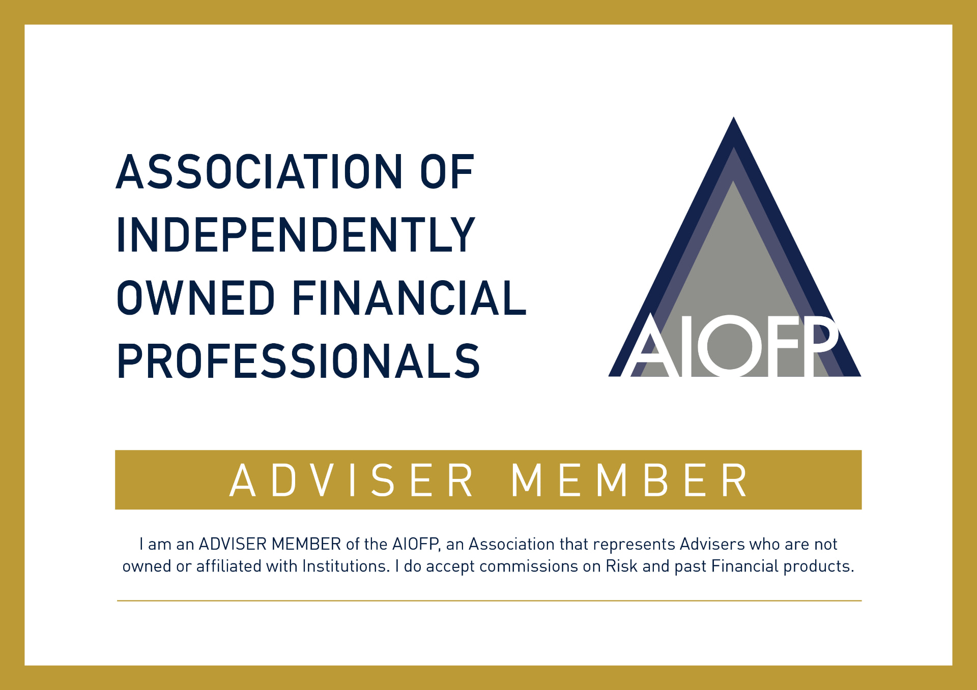 AIOFP — Association of Independently Owned Financial Professionals, Adviser Member